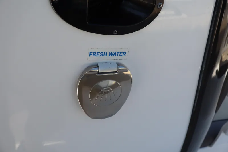  Yacht Photos Pics 2022 Tidewater 272 LXF boat fresh water access point.