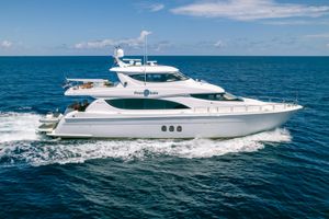 2008 Hatteras 80 Motor Yacht Sky Lounge