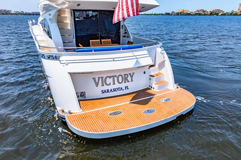 Victory Yacht Photos Pics Luxury yacht "Victory" on water, Marquis 59, 2005 model, Sarasota, FL.