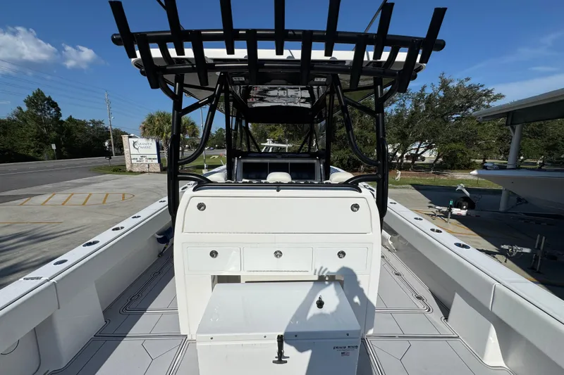  Yacht Photos Pics 2023 Invincible 35 Catamaran with sleek design, spacious deck, and modern amenities.