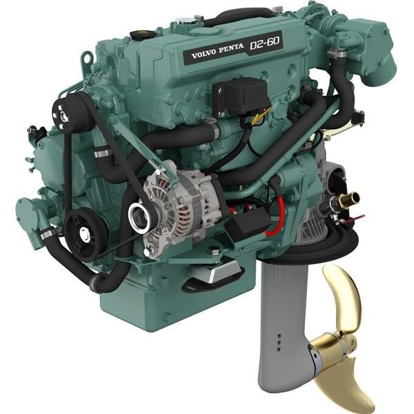 2025 Volvo Penta NEW Volvo Penta D2-60 60hp Marine Diesel Engine & Saildrive Package