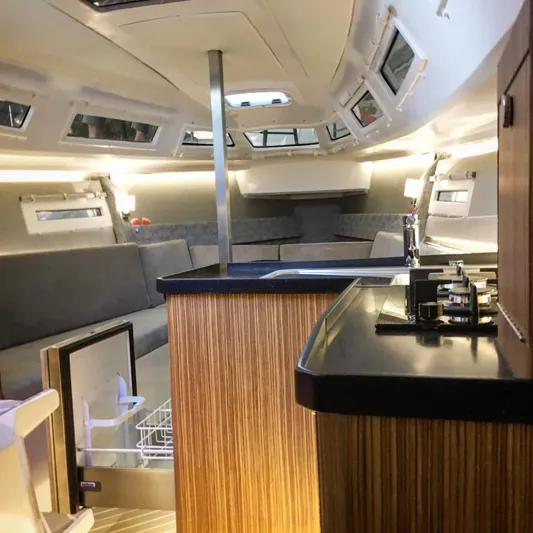  Yacht Photos Pics Luxurious interior of 2025 Faro Yachts 29, featuring modern design and elegant finishes.