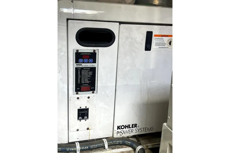  Yacht Photos Pics Kohler power system control panel on a 2006 Marquis 59 yacht.