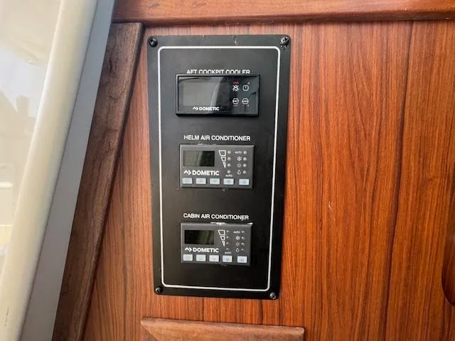  Yacht Photos Pics Control panel for air conditioning on 2022 Grady-White Express 370 boat.