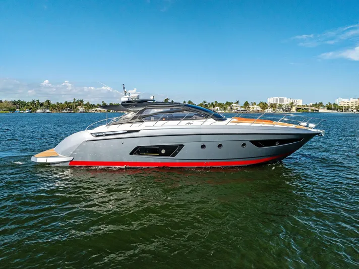 Po-sea-tive Vibez Yacht Photos Pics Azimut Atlantis 48 yacht, 2013 model, cruising on a sunny day.