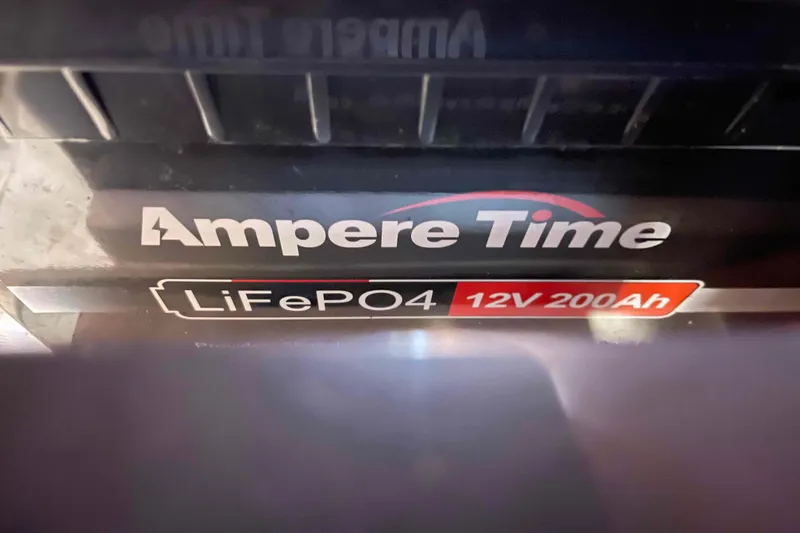 Acushla Yacht Photos Pics LiFePO4 battery, Ampere Time, 12V 200Ah, in 2003 Lagoon 410-S2 model.