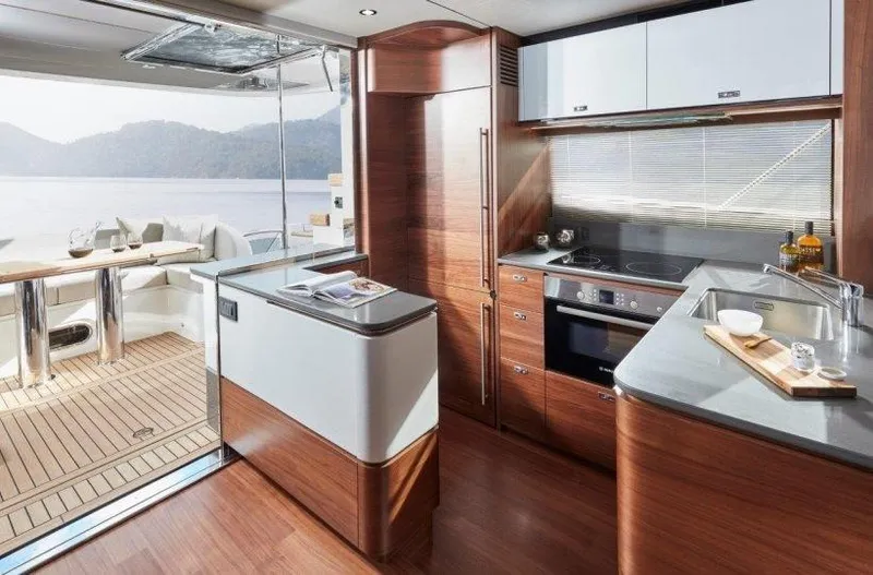  Yacht Photos Pics Manufacturer Provided Image: Manufacturer Provided Image: Manufacturer Provided Image: Manufacturer Provided Image: Princess 55 Galley