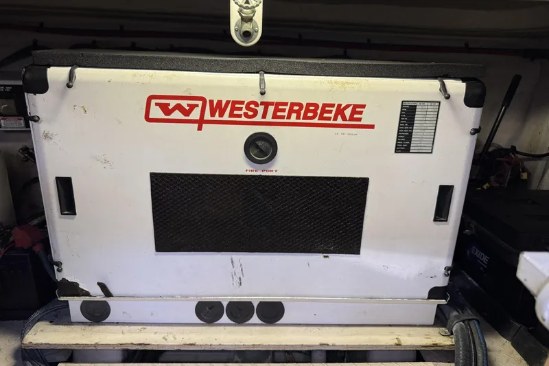  Yacht Photos Pics Westerbeke generator in a 2001 Sea Ray Sundancer 510 engine room.