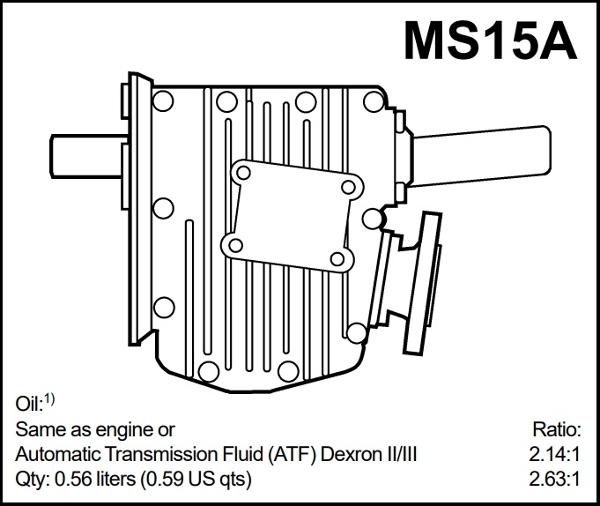 2025 Volvo Penta NEW Volvo Penta MS15A 2.14 Marine Gearbox