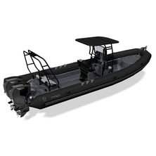 2021 Zodiac PRO Classic 850 Black Boat Grey Hull, Max 25 Persons (BOAT ONLY)