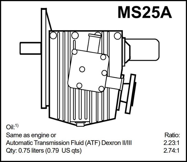 2025 Volvo Penta NEW Volvo Penta MS25A 2.74 Marine Gearbox