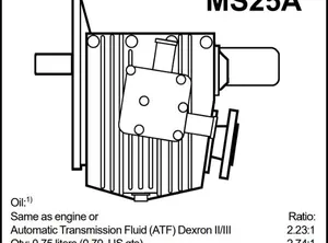 2025 Volvo Penta NEW Volvo Penta MS25A 2.74 Marine Gearbox