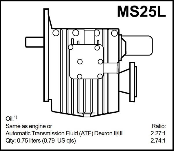 2025 Volvo Penta NEW Volvo Penta MS25L 2.27 Marine Gearbox