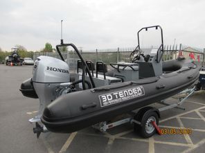 2023 3D Tender NIVIDIC 550 With Honda BF100 & Roller Trailer