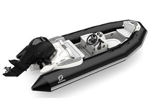 2021 Zodiac YACHTLINE 400 Deluxe PVC Boat Black, Max 5 Persons (BOAT ONLY)