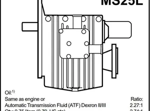 2025 Volvo Penta NEW Volvo Penta MS25L 2.74 Marine Gearbox