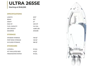 Sea Hunt Ultra 265 SE