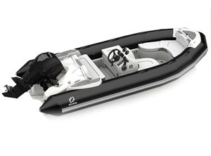 2021 Zodiac YACHTLINE 440 Deluxe PVC Boat Black, Max 6 Persons (BOAT ONLY)