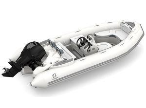 2021 Zodiac YACHTLINE 440 Deluxe NEO Boat White with 57 L Fuel Tank, Max 6 Persons
