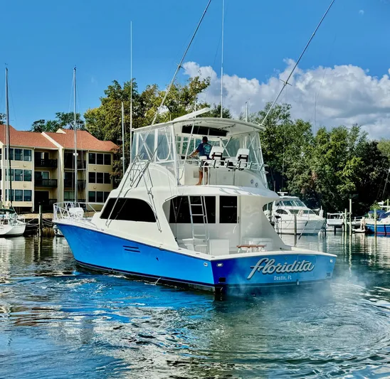 Floridita Yacht Photos Pics 1997 Post 50 Convertible- FLORIDITA- Transom