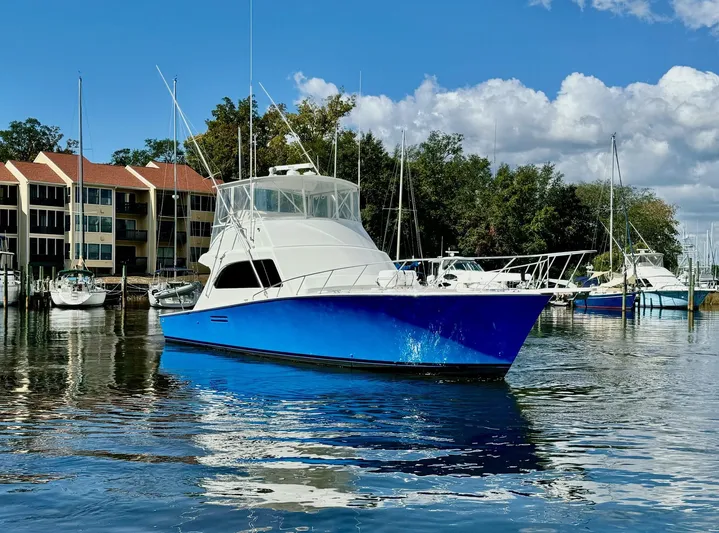 Floridita Yacht Photos Pics 1997 Post 50 Convertible- FLORIDITA- Stbd Profile