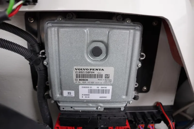 Tender 2 Yacht Photos Pics Volvo Penta engine component in 2020 Novurania Chase boat.