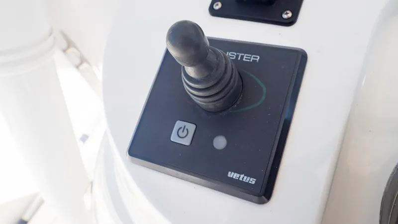  Yacht Photos Pics Joystick control panel on a 2012 Intrepid 400 Center Console boat.