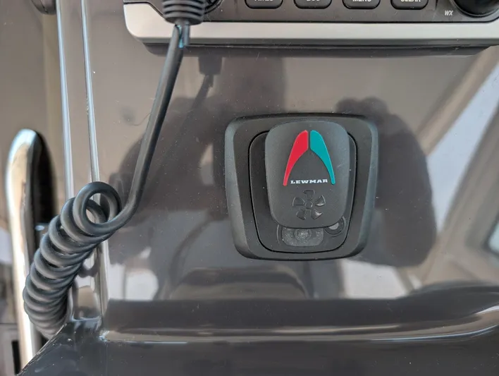 Finale Yacht Photos Pics Control panel on 2015 Tiara Yachts 3100 Open with Lewmar switch.