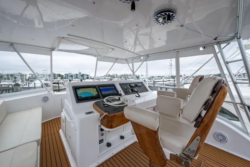 Overcharged Yacht Photos Pics Viking 50 Overcharged - Exterior Flybridge