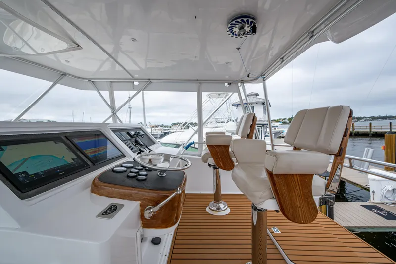 Overcharged Yacht Photos Pics Viking 50 Overcharged - Exterior Flybridge