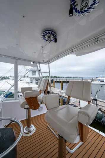 Overcharged Yacht Photos Pics Viking 50 Overcharged - Exterior Flybridge