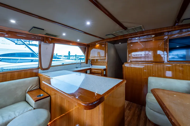 Overcharged Yacht Photos Pics Viking 50 Overcharged - Interior Salon
