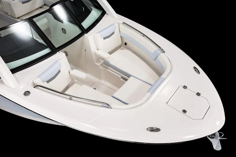 257-117 Yacht Photos Pics Manufacturer Provided Image: 2025 Robalo R257 Dual Console boat with spacious seating and sleek design.