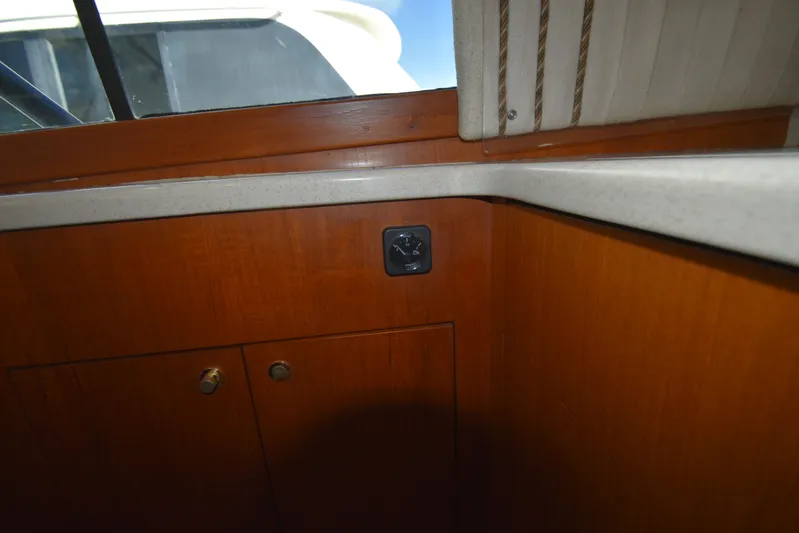Whaler Yacht Photos Pics Interior of 1997 Ocean 48 Convertible yacht.
