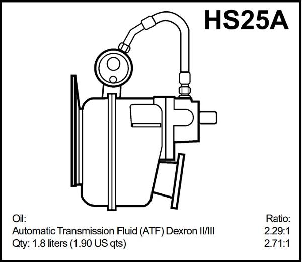 2025 Volvo Penta NEW Volvo Penta HS25A 2.29 Marine Gearbox