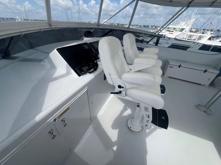 King And I Yacht Photos Pics Hatteras 75 King and I - Flybridge