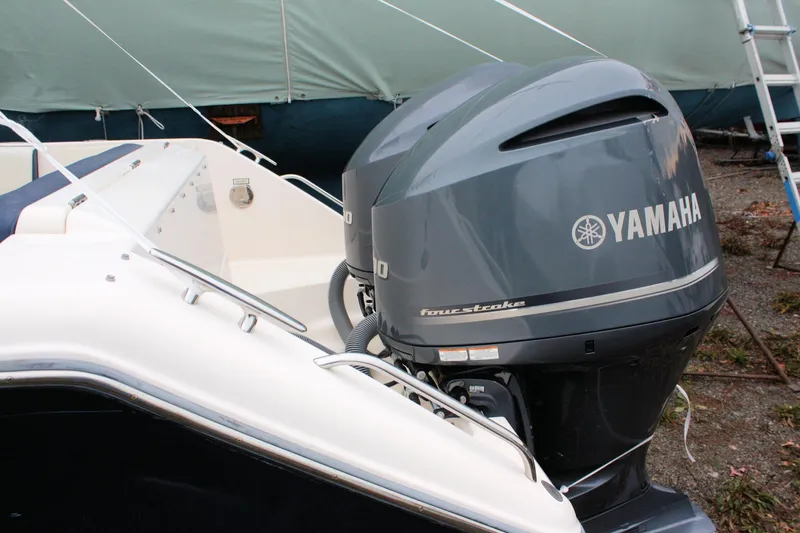  Yacht Photos Pics 2013 Pursuit ST 310 Sport boat with Yamaha four-stroke engines.