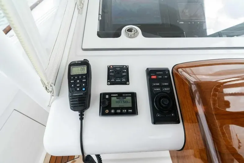 Surreel Yacht Photos Pics Control panel of 2016 Bonadeo 37 Custom Carolina YT WalkAround boat.