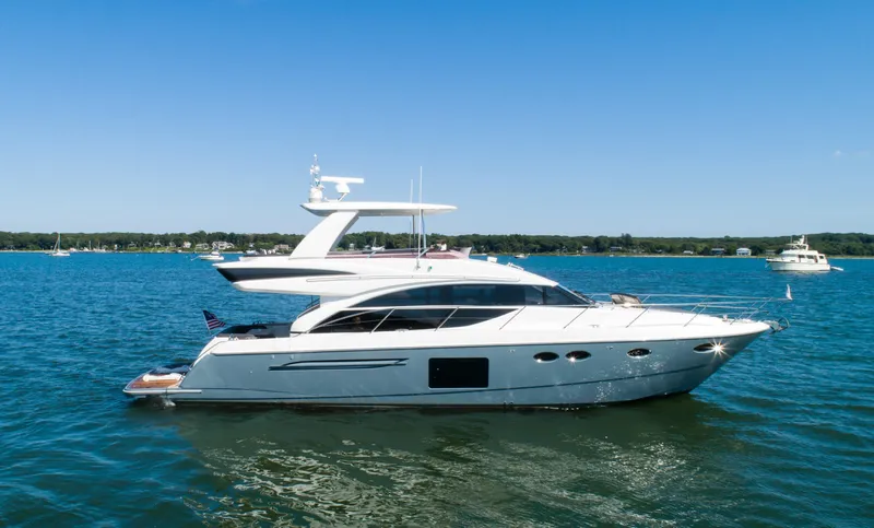 Forge Ahead Yacht Photos Pics Princess 60 FORGE AHEAD - Starboard Profile