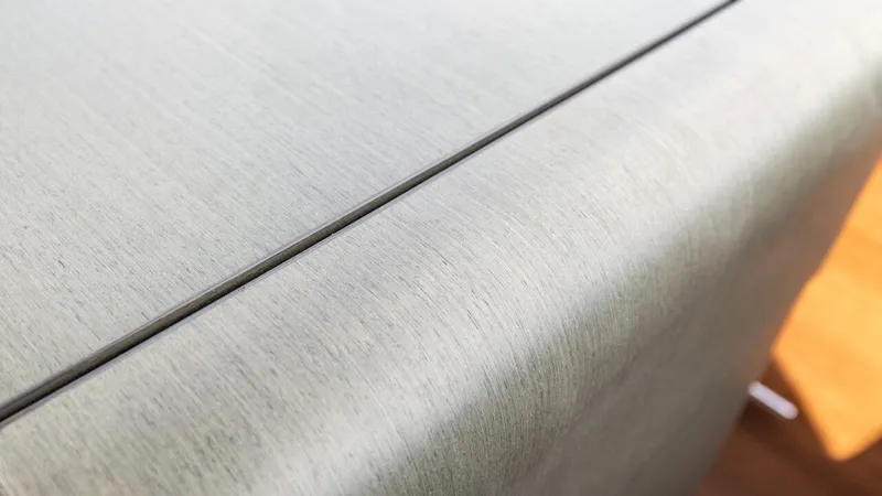  Yacht Photos Pics Close-up of a 2019 Princess F45 yacht's sleek, modern surface design.