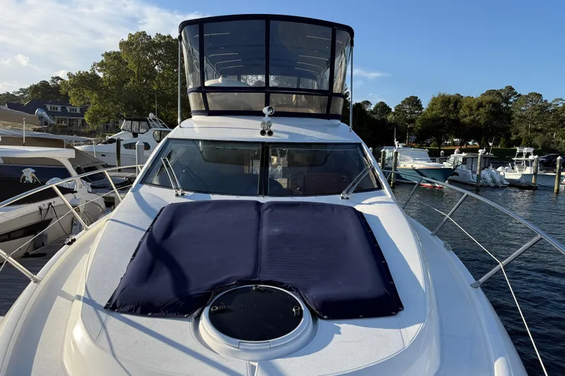 Seaya II Yacht Photos Pics 2008 Sunseeker Manhattan 50 yacht docked at marina, featuring sleek design and spacious deck.