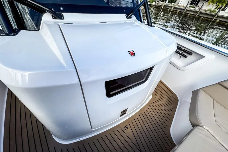  Yacht Photos Pics Interior of STERK 31 boat, 2025 model, featuring modern design.