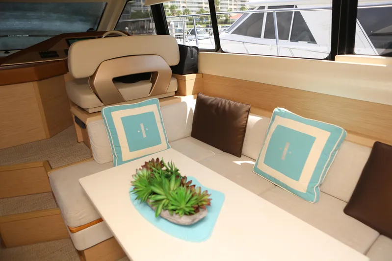 Integrity Yacht Photos Pics Luxurious interior of 2017 Beneteau Monte Carlo 4 yacht with stylish seating and decor.