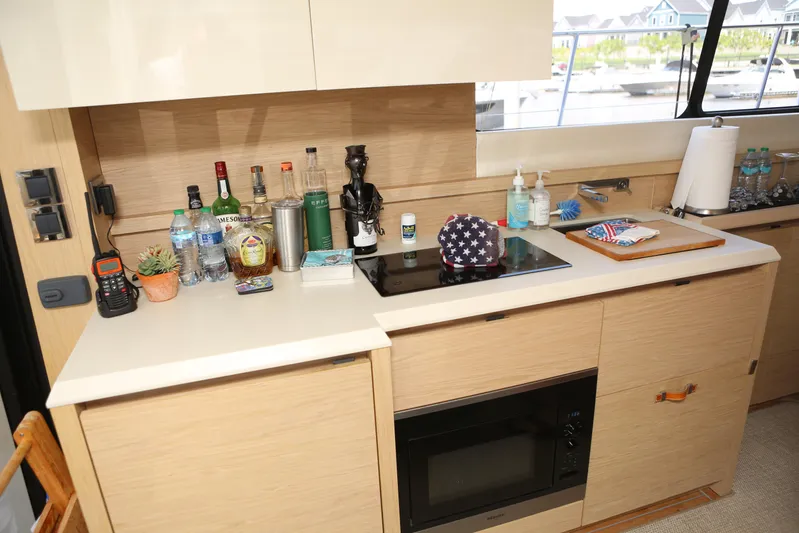 Integrity Yacht Photos Pics Galley to starboard