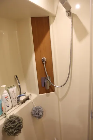 Integrity Yacht Photos Pics Shower in forward head compartment