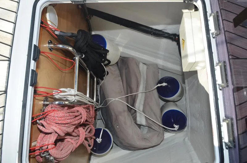 Arcturus Yacht Photos Pics Huge Sail Locker Forward