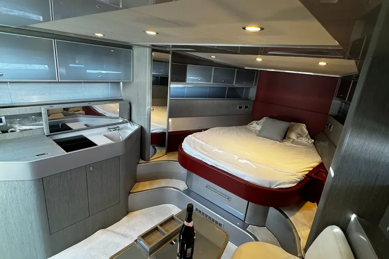 Sea Sea Yacht Photos Pics Luxurious interior of a 2013 Riva Rivarama Super yacht with modern amenities and elegant design.