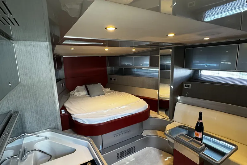 Sea Sea Yacht Photos Pics Luxurious interior of a 2013 Riva Rivarama Super yacht with modern amenities.