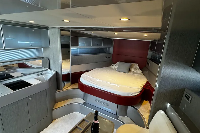 Sea Sea Yacht Photos Pics Luxurious interior of a 2013 Riva Rivarama Super yacht with modern amenities and elegant design.