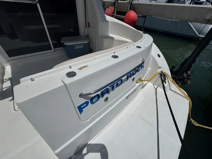  Yacht Photos Pics 2007 Sea Ray 360 Sedan docked, featuring "Porto Rock" name and Miami, FL location.